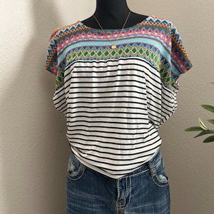 Colorful Embroidered Blouse